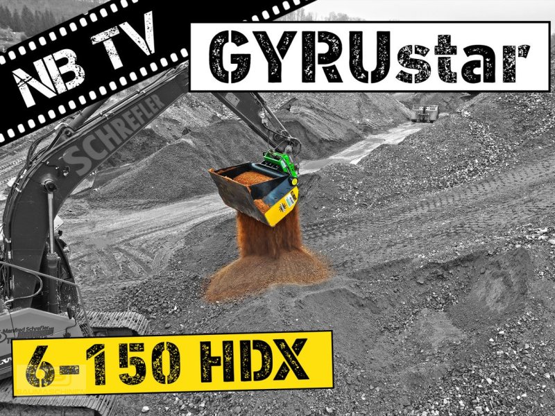 Greifer des Typs Gyru Star 6-150HDX | Siebschaufel für Bagger 16 - 20t, Neumaschine in Eggenfelden (Bild 1)